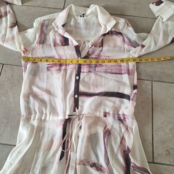 Haute Hippie‎  Long Sleeve silk  Dress tunic  size XS - Picture 9 of 9